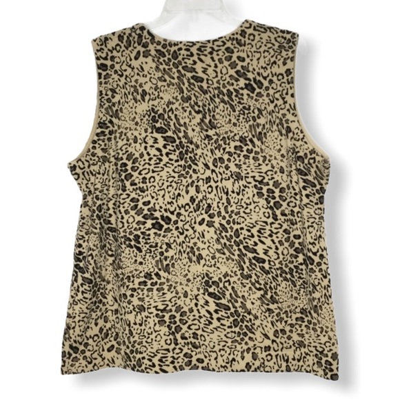 Animal Leopard print sweater cardigan set SIze 18-20 - Picture 5 of 9